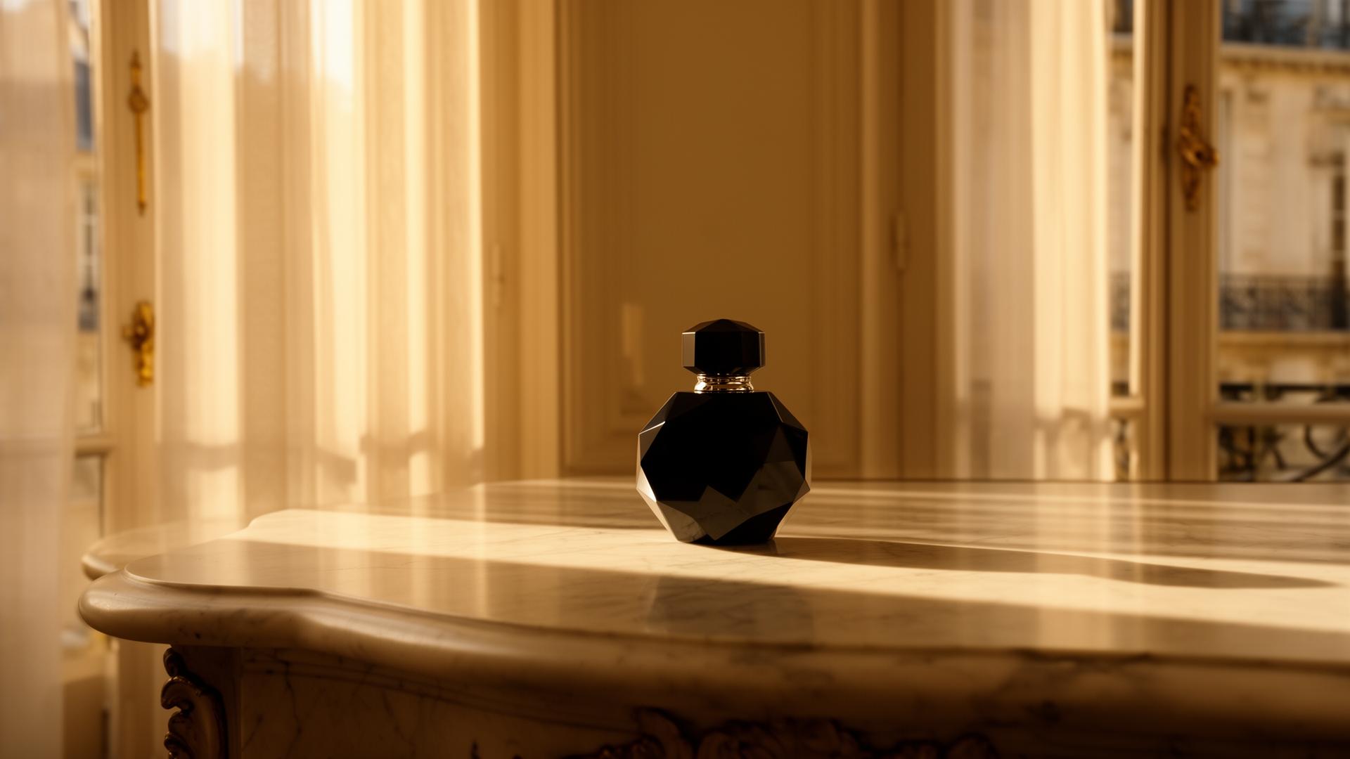 Umbra perfume in a sunlit Parisian apartment